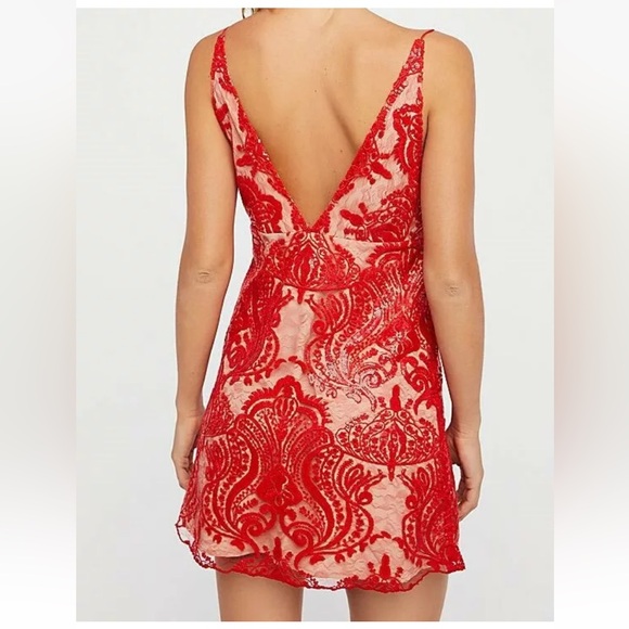 FREE PEOPLE-Night Shimmers mini dress - Picture 5 of 9